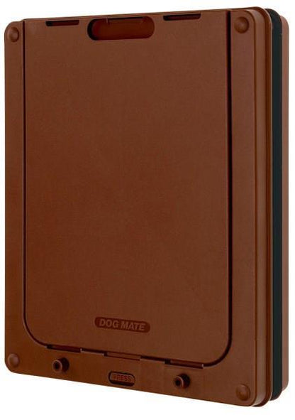 Hundeklap Dog- Mate 2-vejs brun