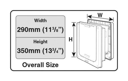 Hundeklap Dog- Mate 2-vejs brun