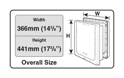 Hundeklap Dog-Mate XL 2-vejs brun