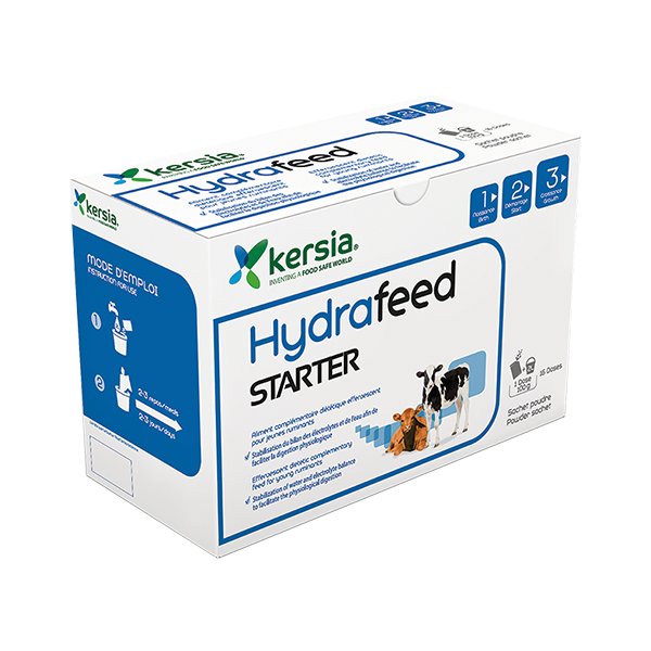 Hydrafeed elektrolyttillskott för kalvar som stödjer vätskebalans och återhämtning vid diarré och matsmältningsstörningar