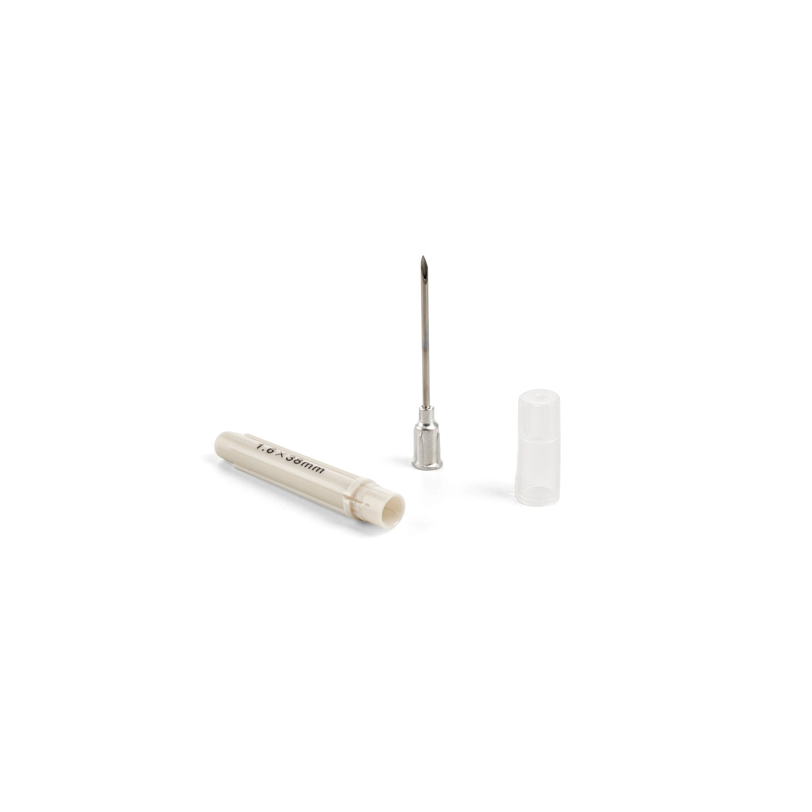 KRUUSE Engångskanyl Aluminium 1,6 x 38 mm – 100-pack