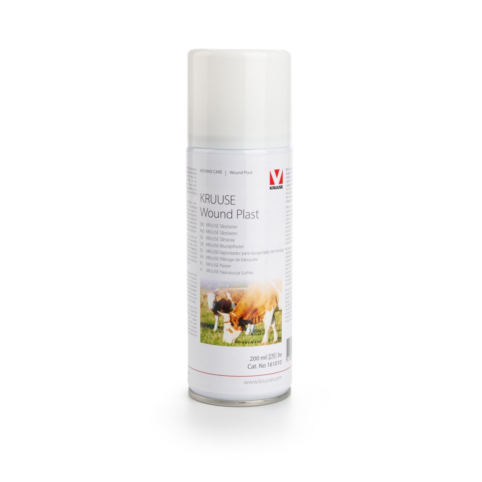 KRUUSE Wound Plast Sårspray 200 ml som bildar en transparent vattenavvisande skyddsfilm utan tjära