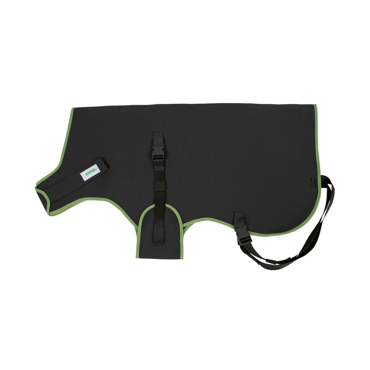 Kerbl Premium kalvtäcke 70/80 cm varmt svart täcke för unga kalvar