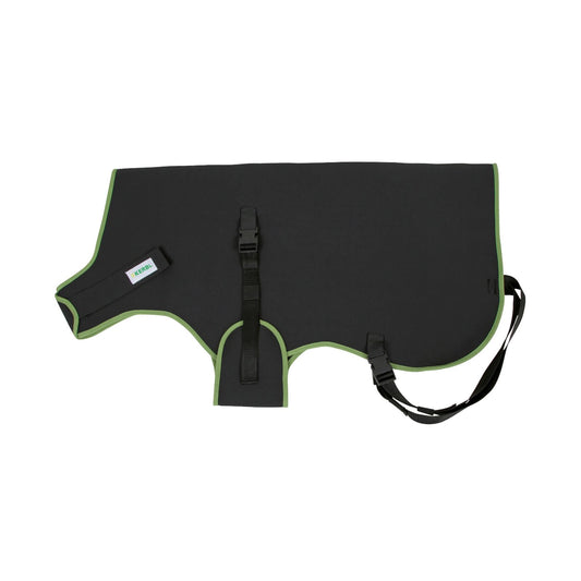 Kerbl Premium kalvtäcke 70/80 cm varmt svart täcke för unga kalvar