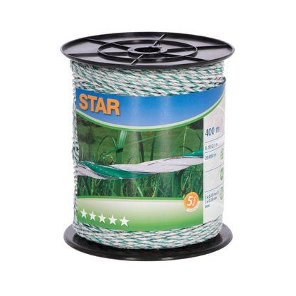 Polywire Star 400 m – högledande eltråd för långa elstängsel