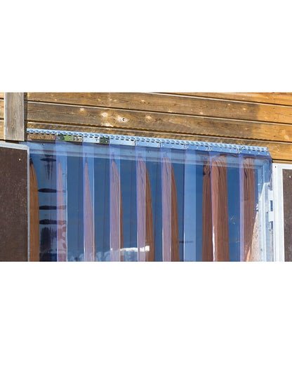 Fästskena till köldridå