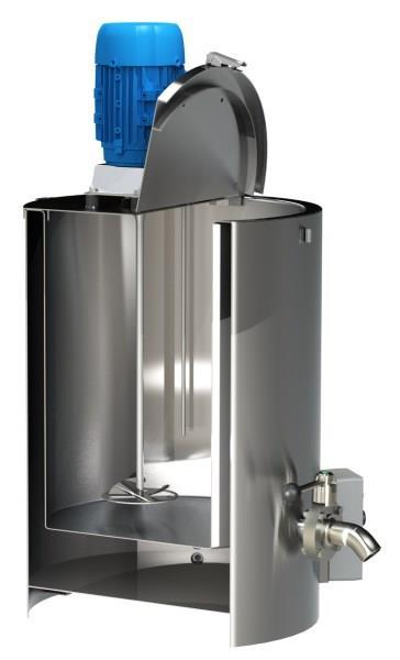 Lock med motor och omrörare