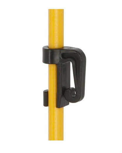 Glasfiberstolpe gul, oval, 1,1 m, 10-p