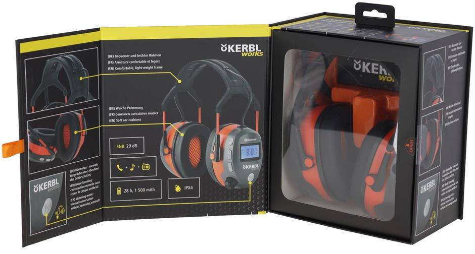 Multimedia kuulosuojaimet Kerbl Bluetooth