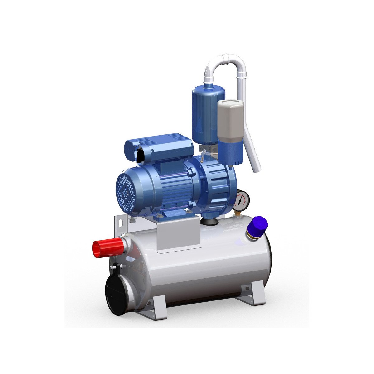 Oljesmord Vakuumpump GPV 280 på 22 L tank – 230/400 V