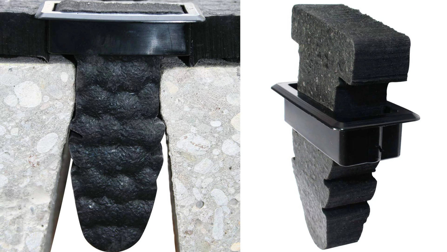 Kraiburg profiKURA S – Skräddarsydd 24 mm korundmatta för spaltgolv i gångar