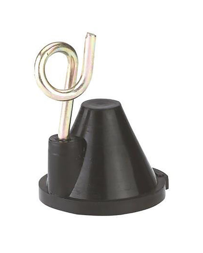 Reservisolator metall för fjäderstålstolpe oval 25-p