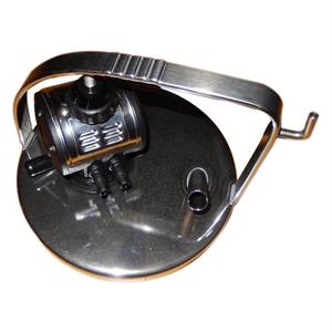 Spann transparent, rostfritt lock + pulsator