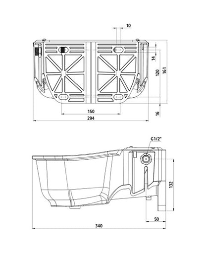 Vandkop S30 med flyder 5L