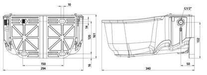 Flottörvattenkopp SH30, 71W, 24V