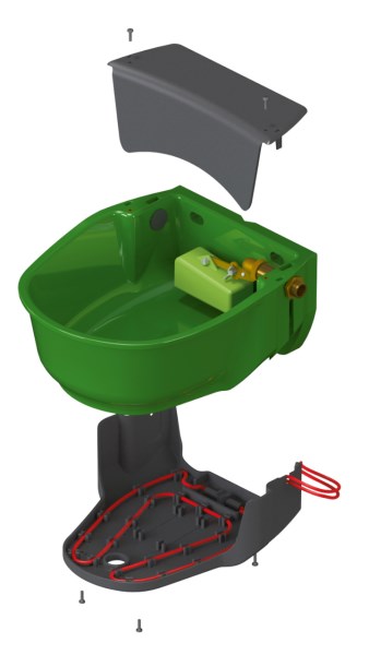 Float vandkop SH30, 71W, 24V