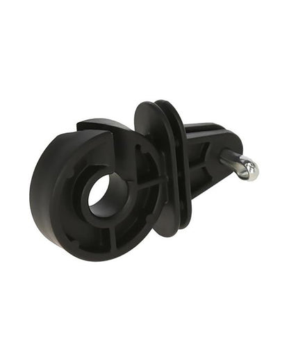 Jaettu eriste kulmikkaalle terästolppalle