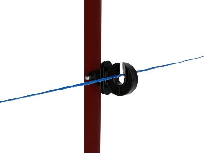 Splintisolator för vinklad stålstolpe