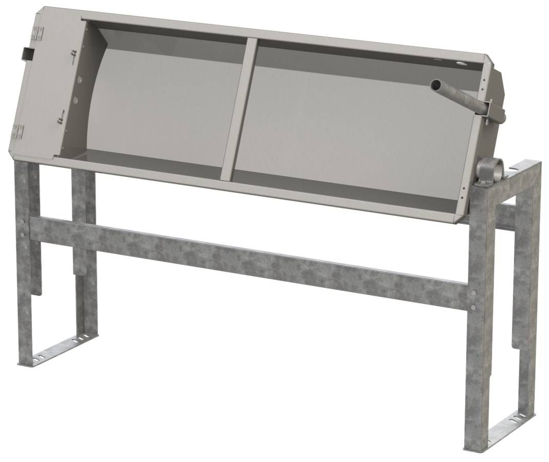 Tippbart vattentråg - i rostfritt stål (30-70 L)