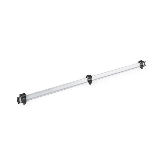 Toolflex One aluminiumskena 94 cm för flexibel upphängning av redskap och verktyg på vägg