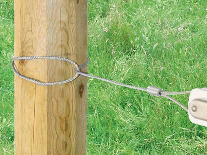 Vaijerikiristin AKO eristimellä ja köydellä