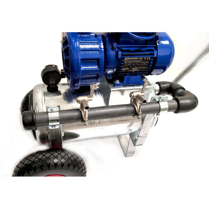 Mobil Torrgående Vakuumpump GPV 280 på 22 L tank – 230/400 V
