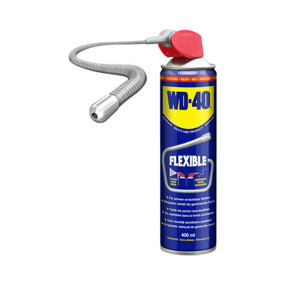 WD-40 400 ml med bøjeligt metalrør