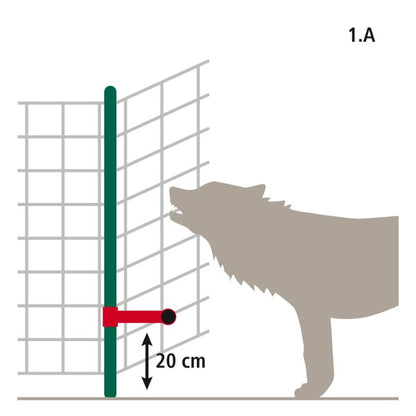 Extra hållare vargstop 10-P