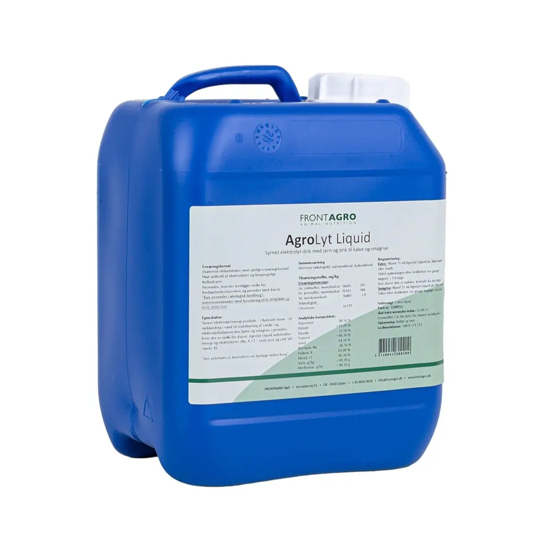 AgroLyt Liquid 5 liter flytande elektrolyt- och energiprodukt med järn och zink för kalvar och smågrisar