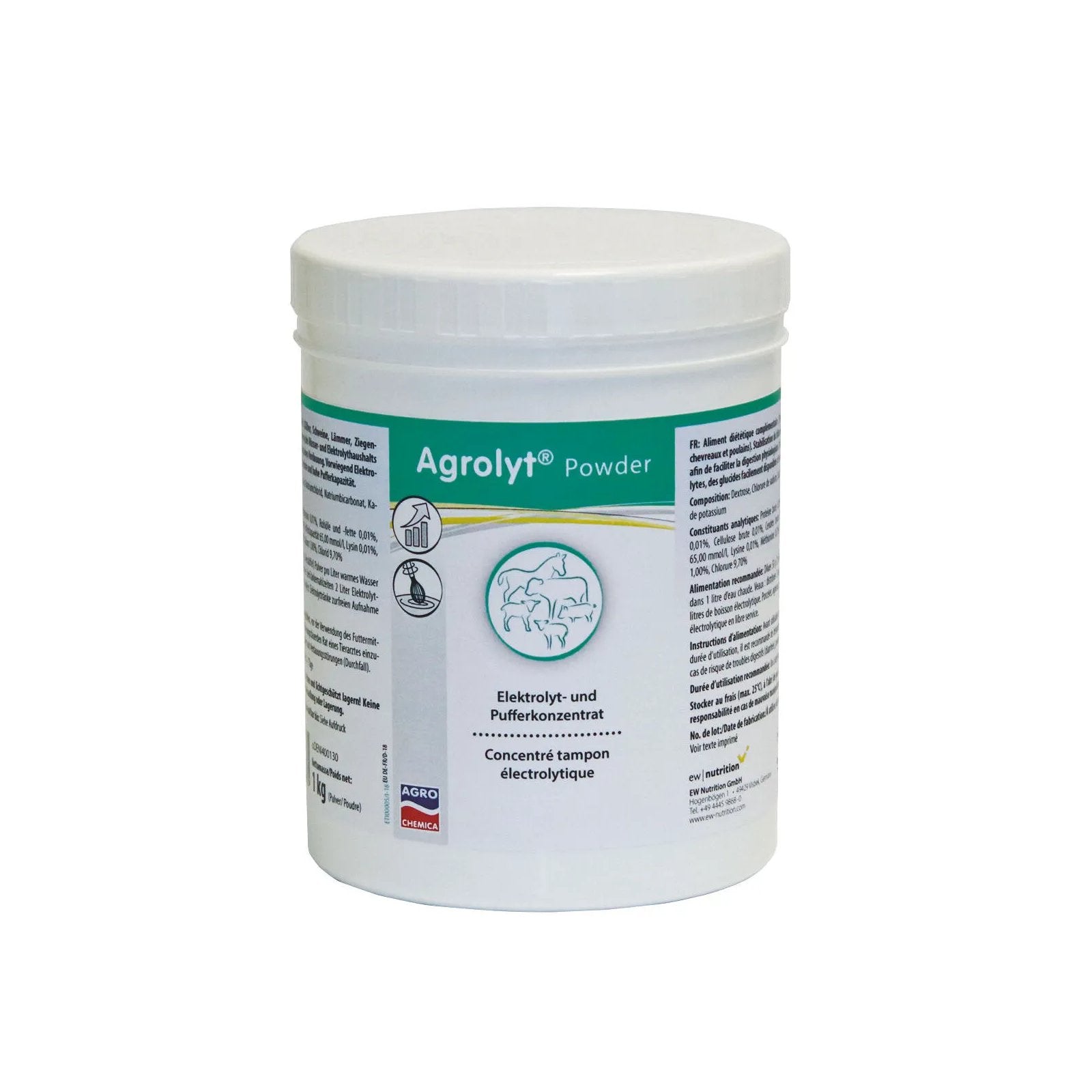 Agrolyt Powder – Elektrolytpulver för kalvar, grisar, lamm och föl