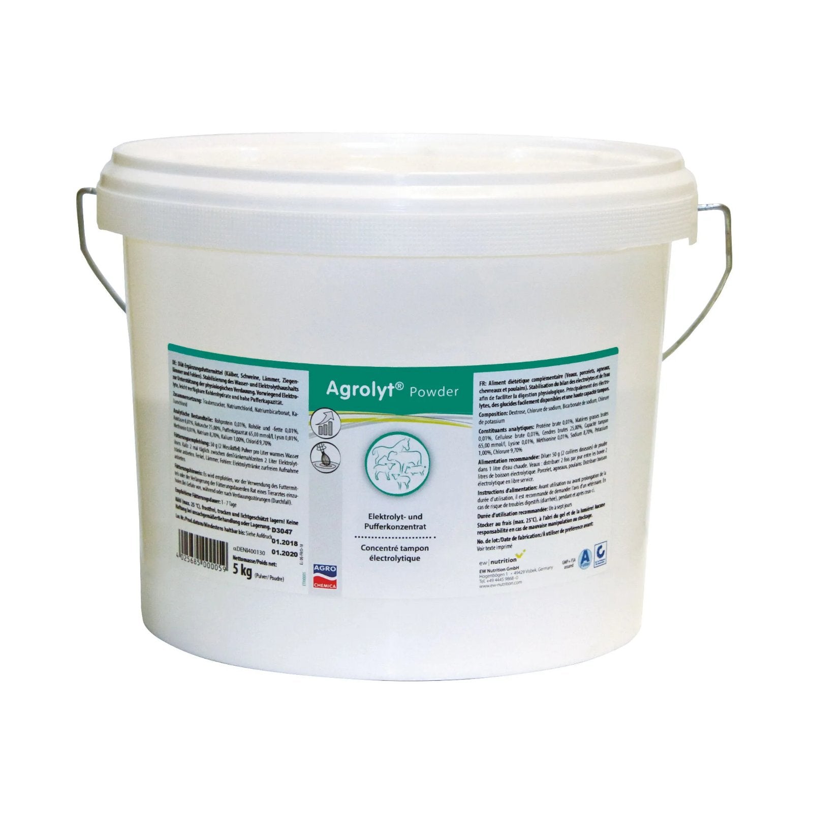 Agrolyt Powder – Elektrolytpulver för kalvar, grisar, lamm och föl