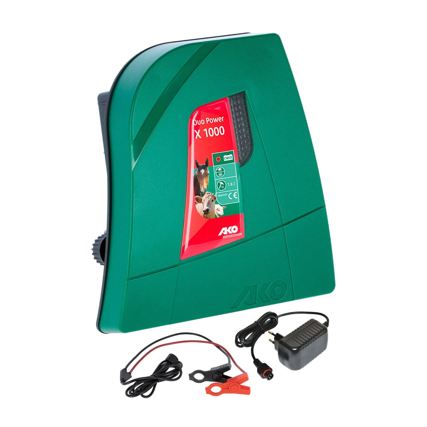 AKO Duo Power X1000 – kompakt 12/230 V elaggregat för mindre elstängsel