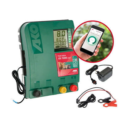 AKO Power Station XDi 15000 Smart – Extremt kraftfullt elstängselaggregat 12V / 230V