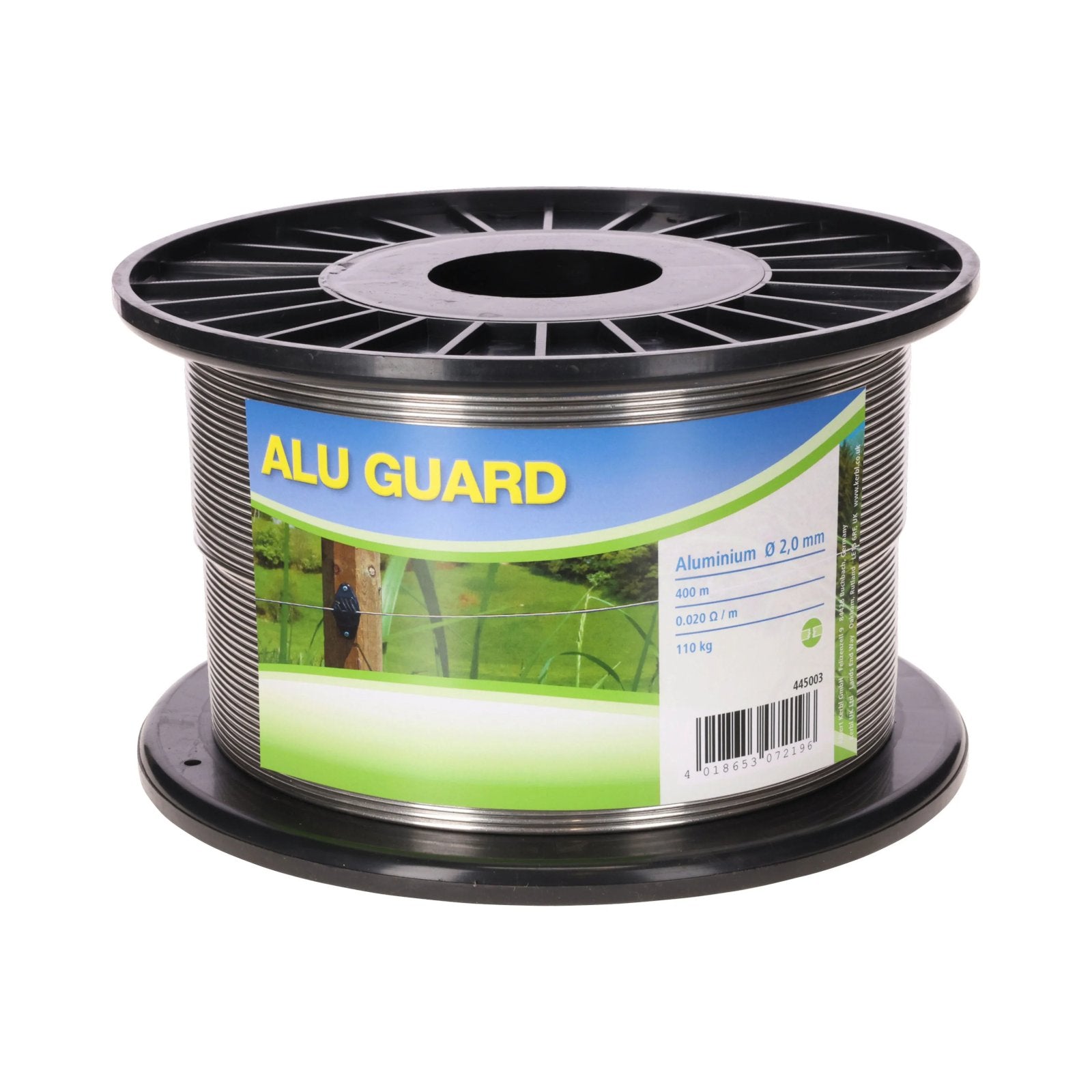 Alutråd ALU GUARD 2 mm i 400 m för elstängsel