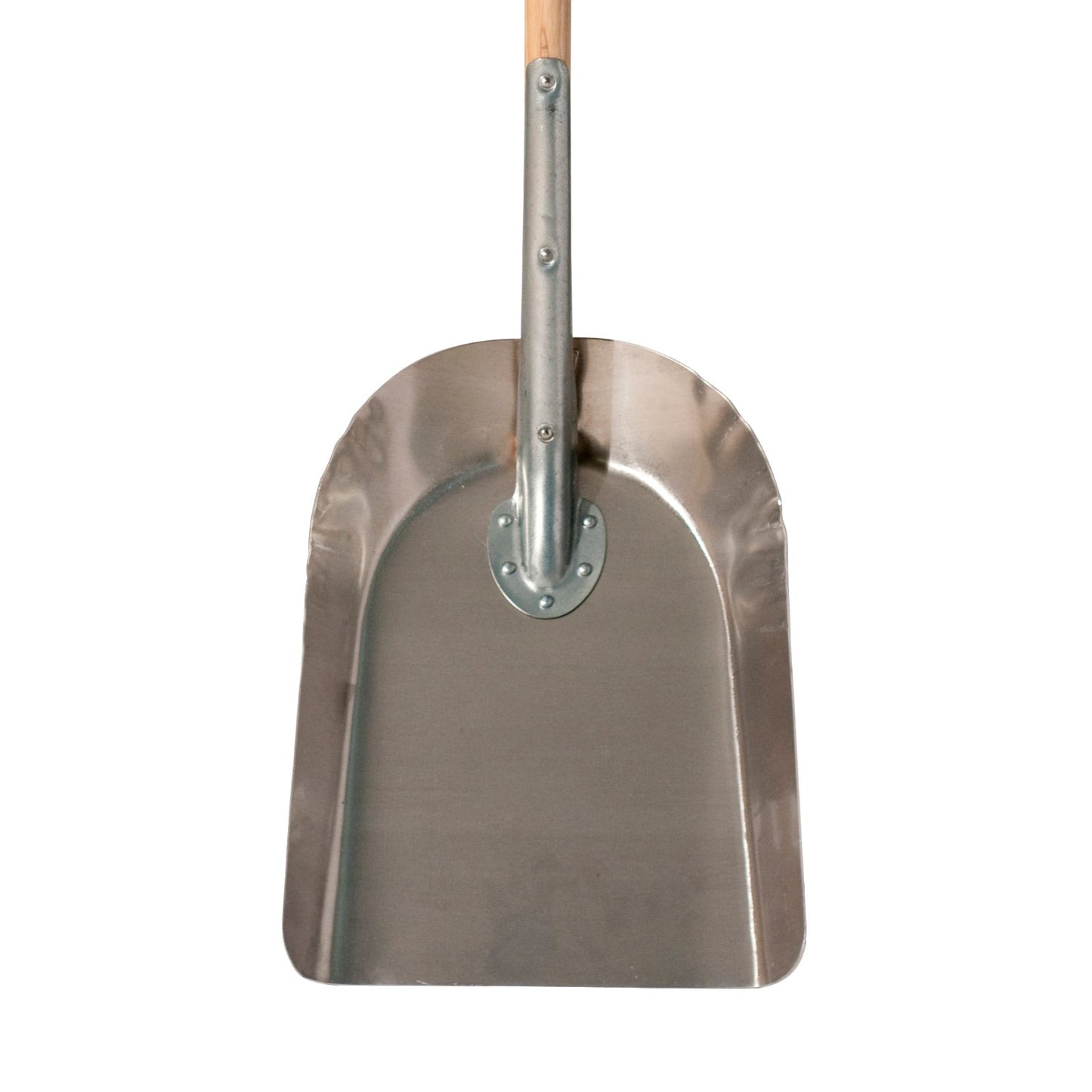 Aluminiumskyffel 615Klm - Askskaft och T-krycka