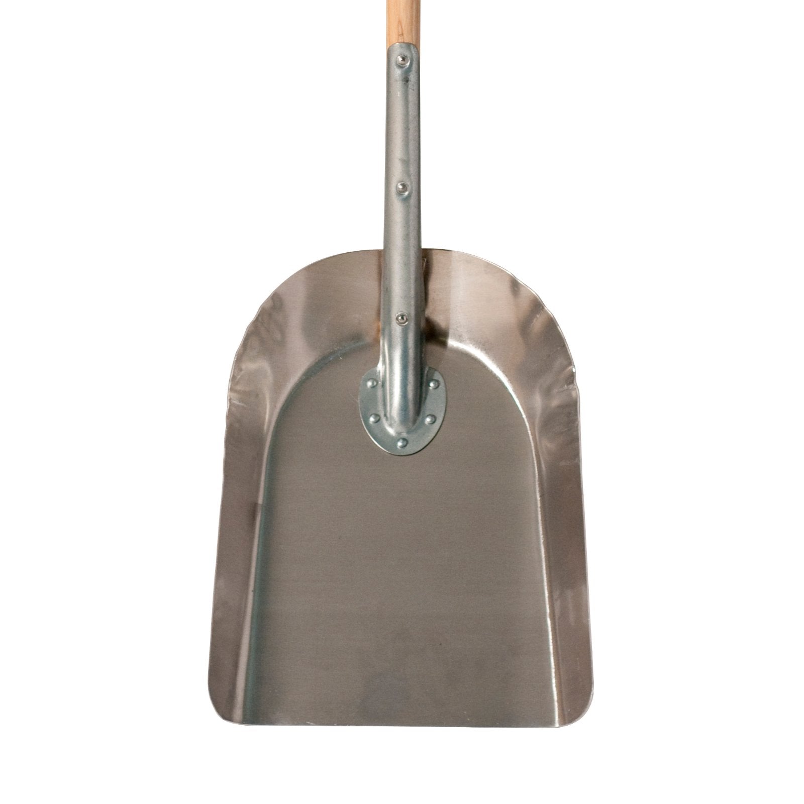 Aluminiumskyffel 615Klm - Askskaft och T-krycka