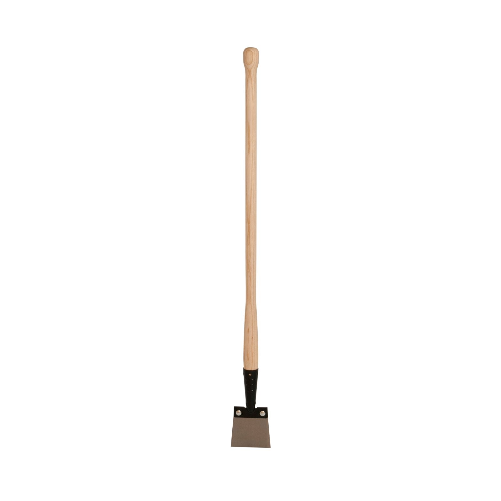 Barkspade/Ishacka med askskaft och slipad stålklinga för gård, stall och vinterarbete