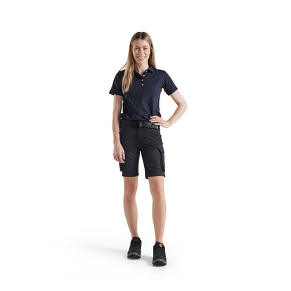 Blåkläder Serviceshorts Denimstretch Dam 7137 - denim arbetsshorts med stretch
