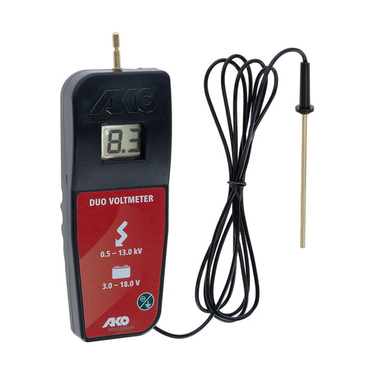 AKO Digital Duo voltmeter – stängsel- & batteritestare