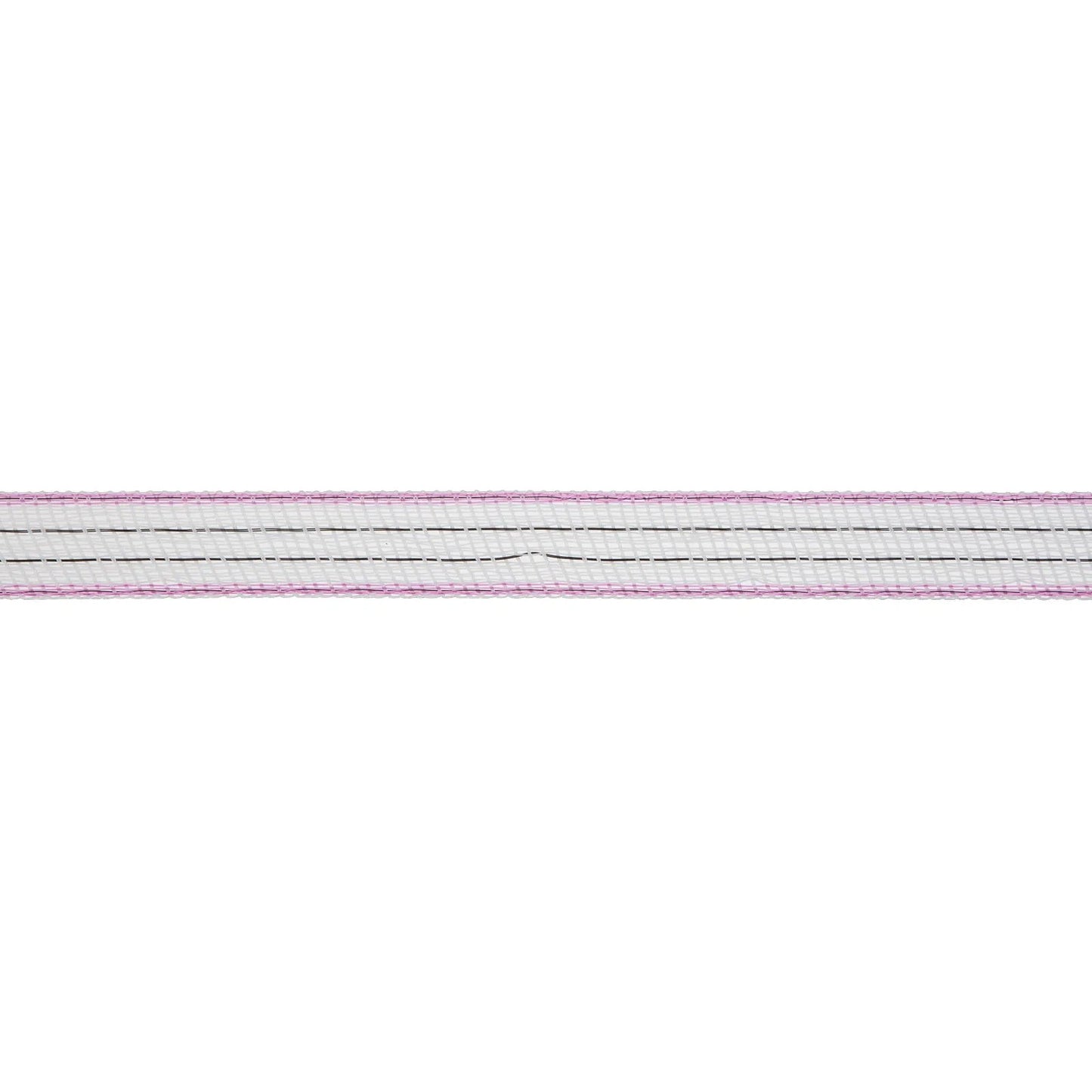 Elband TopLine Plus 20 mm – 200 m Vit/Rosa elstängselband