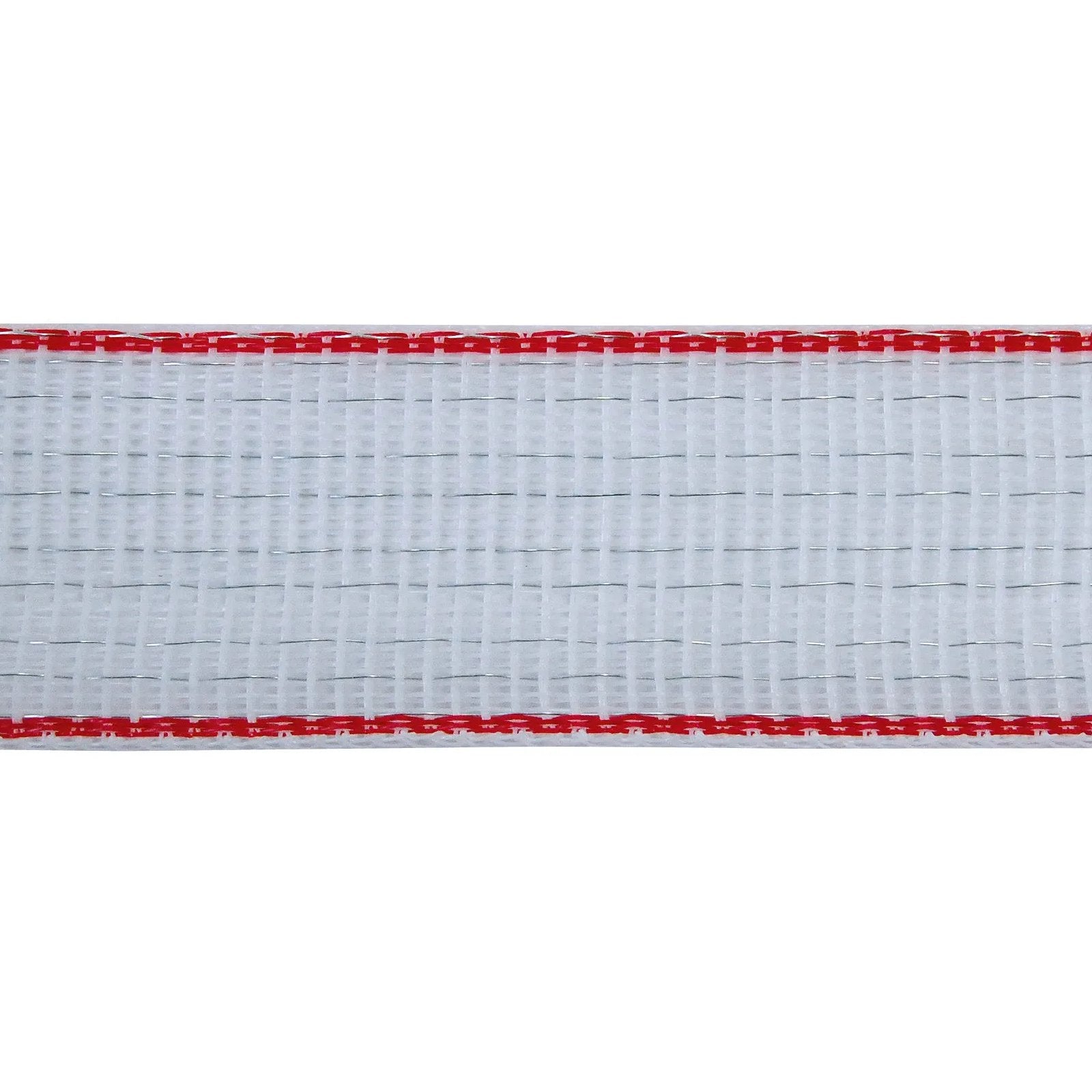 Elband TopLine Plus 40 mm – 200 m Vit/Röd elstängselband