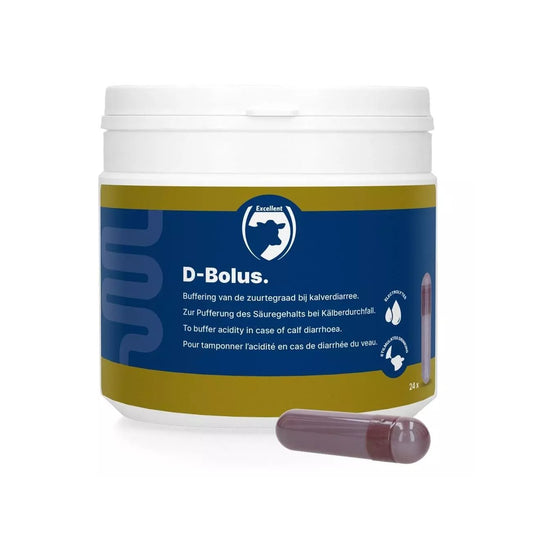 Excellent D-Bolus Bicarbonate bikarbonatbolus för kalvar vid diarré, vätskeförlust och matsmältningsstörningar