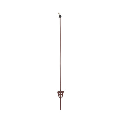 Fjederstålsstolpe 106 cm, 10-delt øje