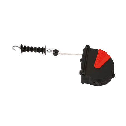 FlexiGate 7,5 m rep Röd – automatisk upprullning & konstant ström