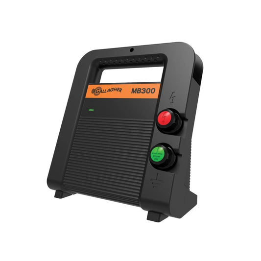 Gallagher MB300 Multipower – flexibelt elaggregat 12V/230V för medelstora elstängsel