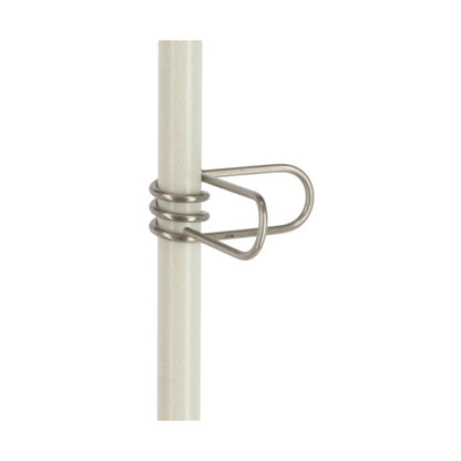 Metallfjäder rostfri för glasfiberstolpe 10 mm – 30-pack