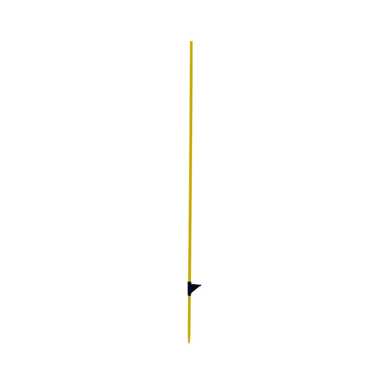 Glasfiberstolpe rund gul för elstängsel i 125 cm och 160 cm