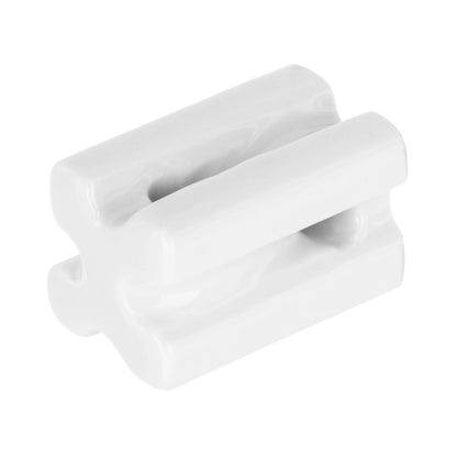 Hörnisolator av porslin i 10-pack för start och avslut av stängseltråd