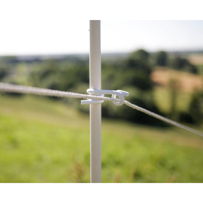 Extra isolator (ögla) för plaststolpe Ø 19 mm – flexibel montering för elstängsel - 25-pack