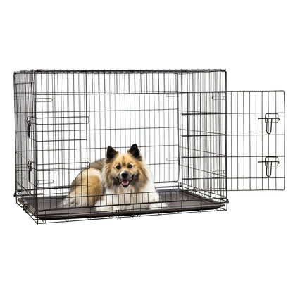 Metallinen koiran häkki, 1 ovi